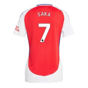 Arsenal Bukayo Saka #7 Replika Hjemmebanetrøje Dame 2024-25 Kortærmet